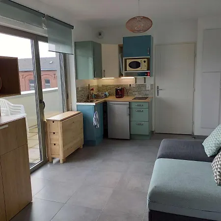 Studio Berck-plage, 1 Piece, 2 Personnes - Fr-1-674-28 Apartament *